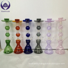 Wholesale handmade various color tree shape borosilicate led glass hookah shisha